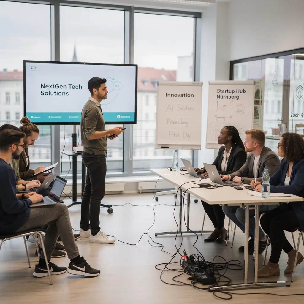 Ein Screenshot einer Videokonferenz mit Expert*innen, die über die neuesten Entwicklungen in der Technologiebranche sprechen.